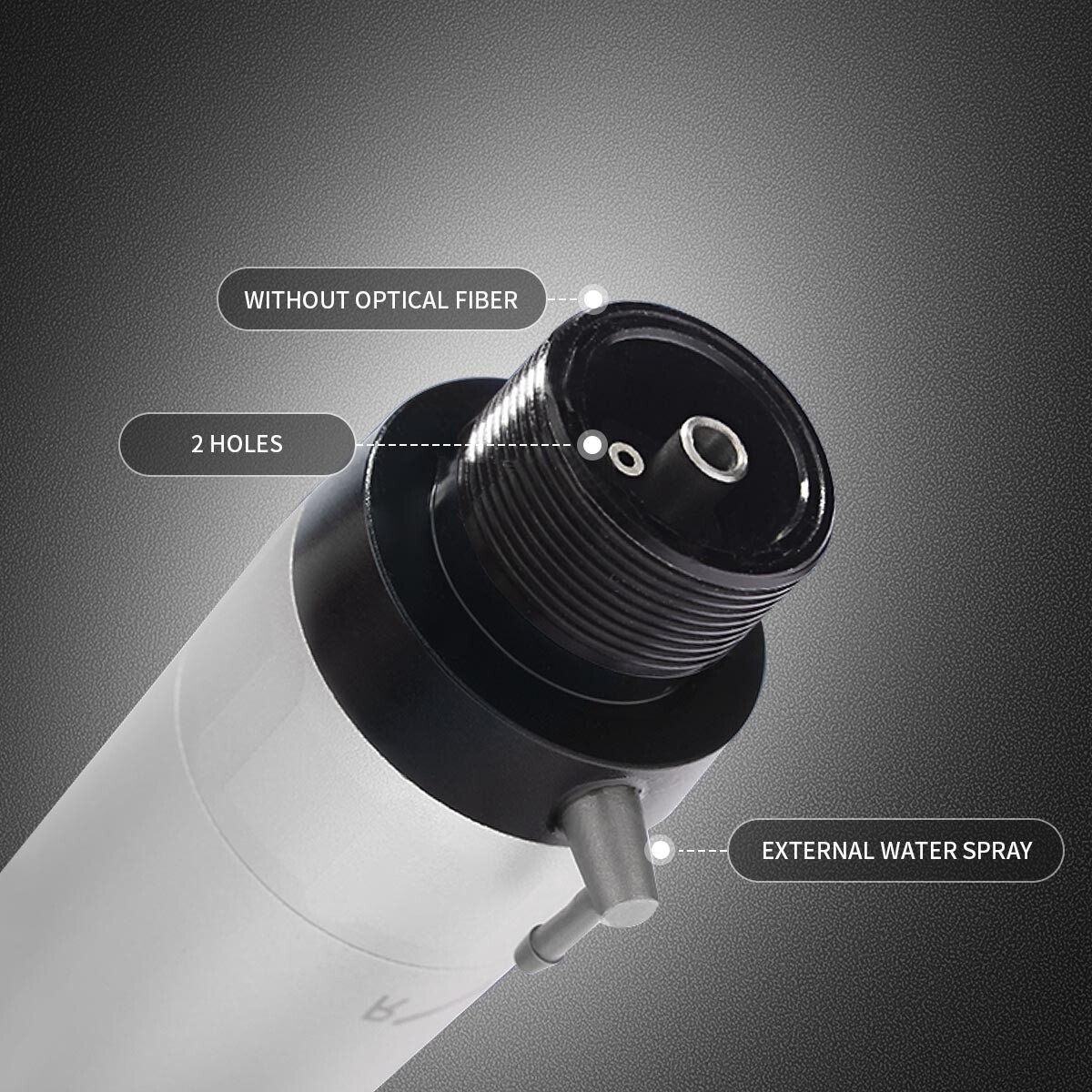 Dental Slow Speed Contra Angle Handpiece Fit 1.6/2.35mm Friction Grip Air Motor