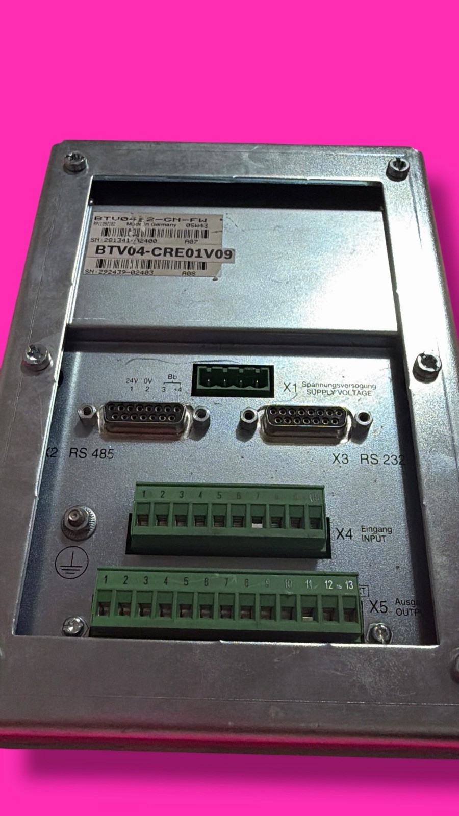 REXROTH INDRAMAT SYSTEM 200 REXROTH BTV04 BTV04.2GN-FW #D