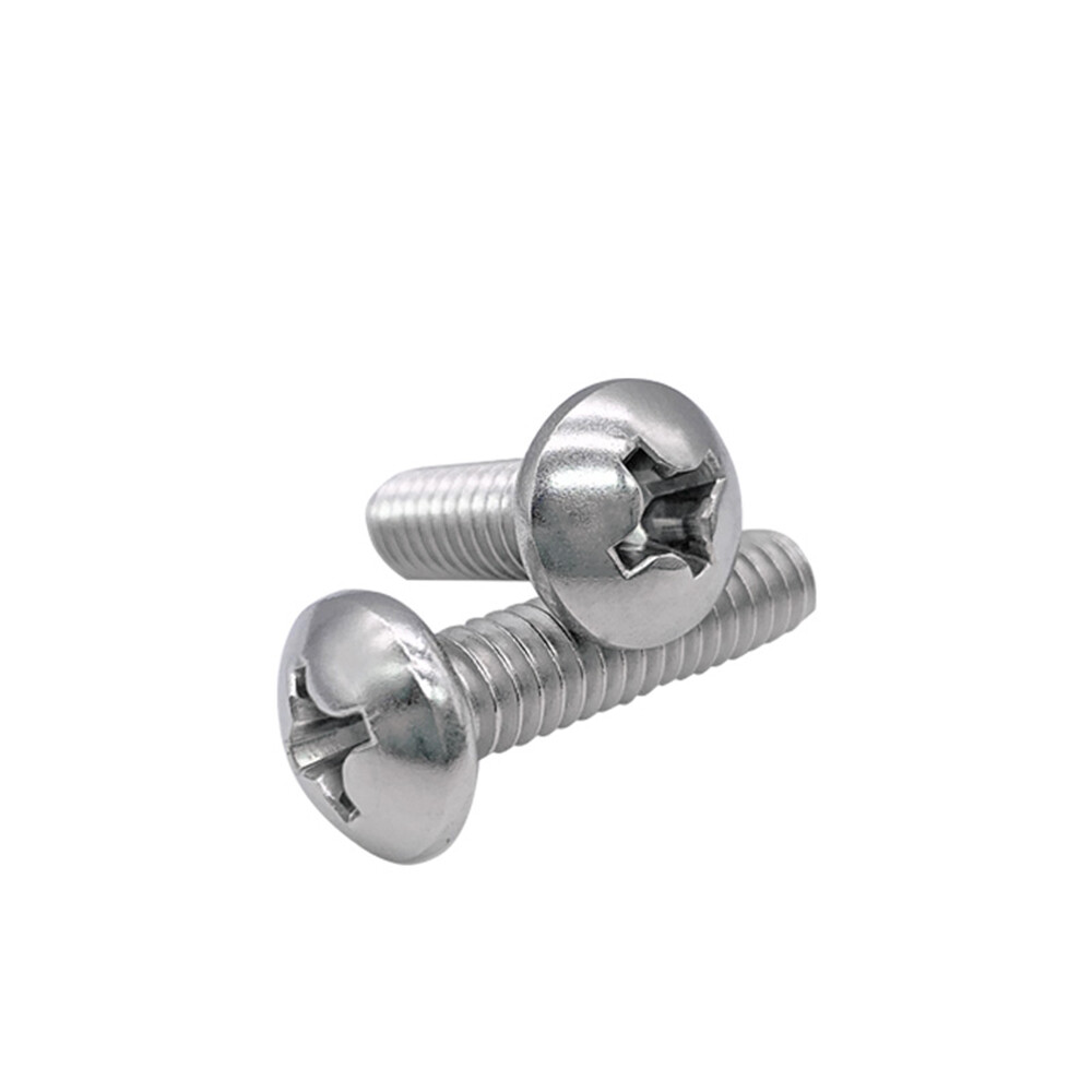 M2 M2.5 M3 M3.5 M4 304 Stainless Steel Phillips Cross Pan Head Machine Screws