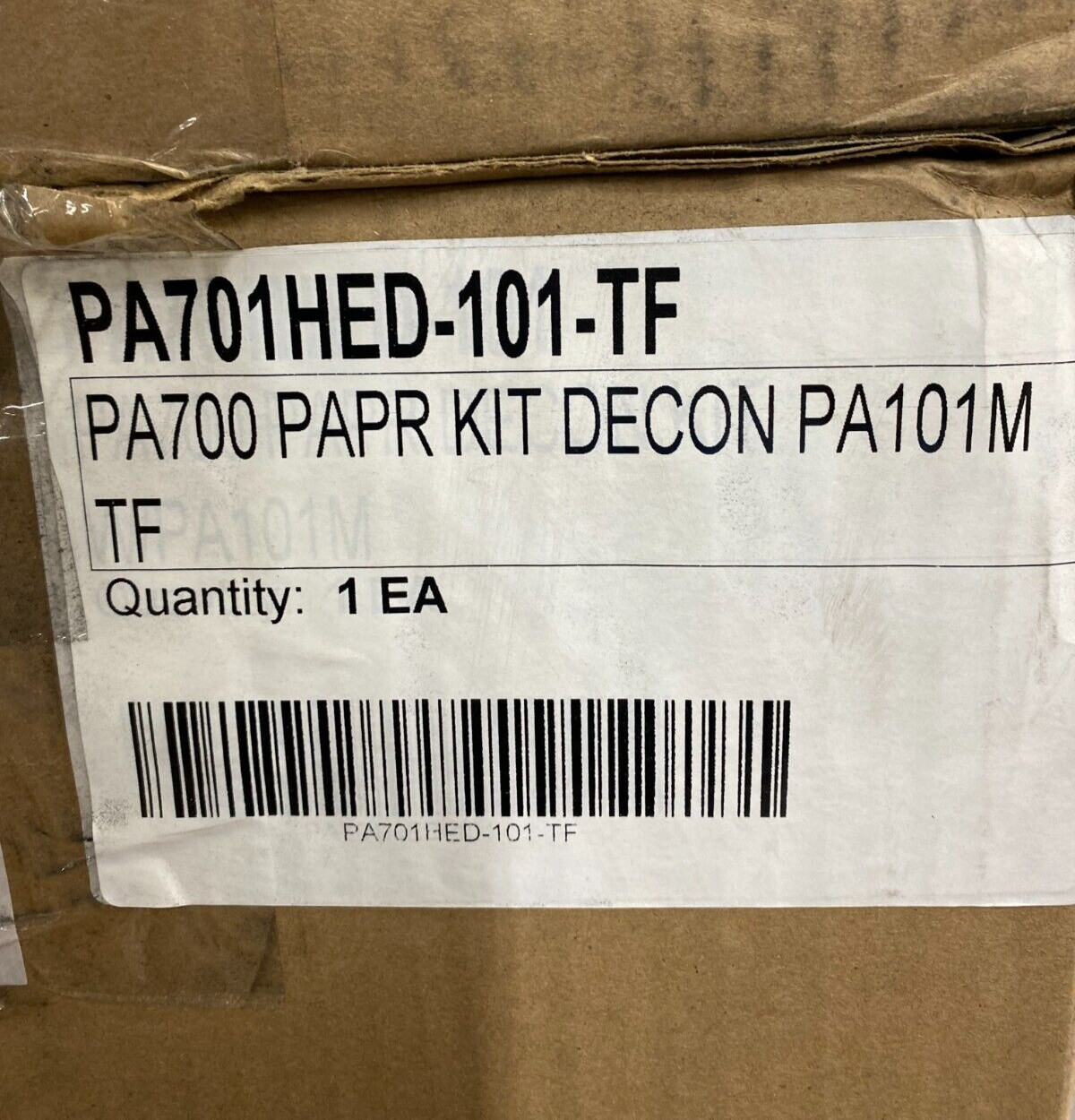 Honeywell North Primair PA700 PAPR Kit – PA701HED101TF – MISSING BREATHING TUBE