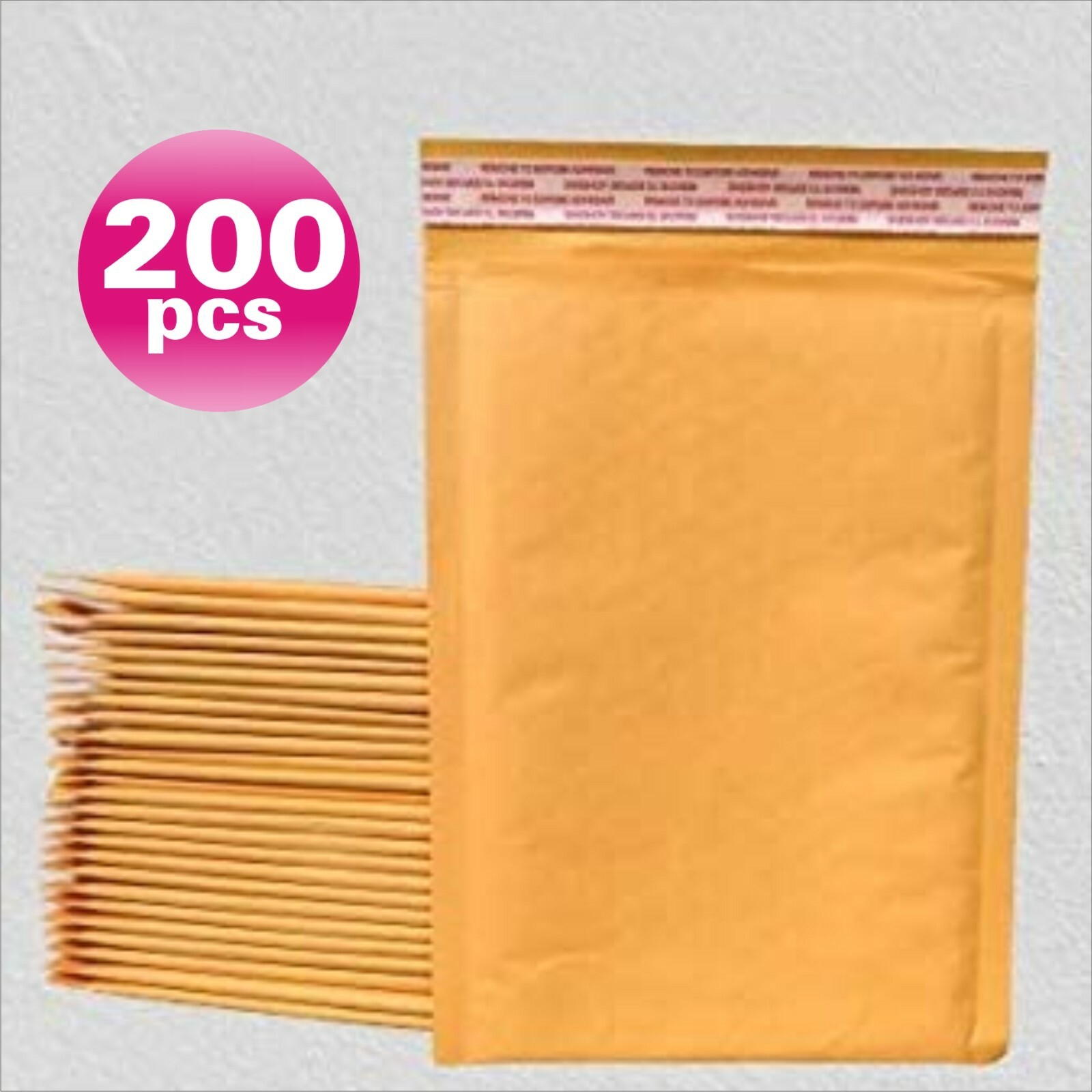 SuperPackage® 200 #5 10.5 X 15 Kraft Bubble Mailers Padded Envelopes