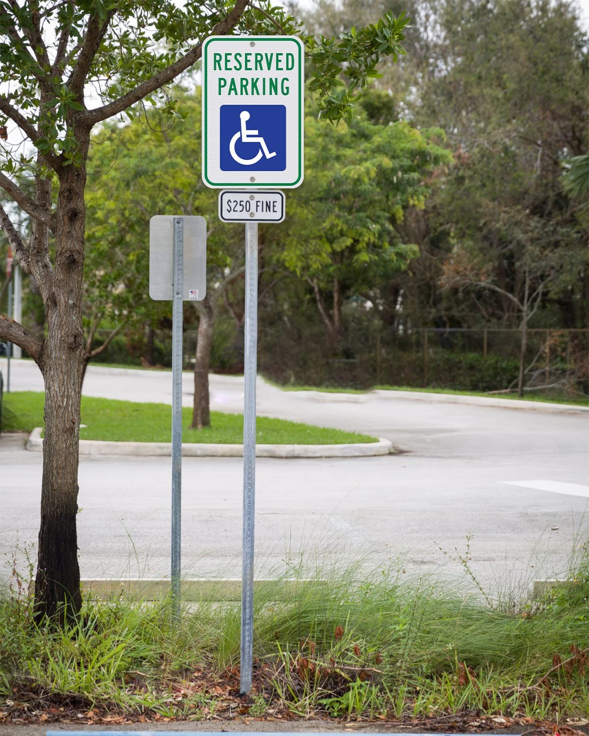 Handicap Parking Sign-18 X 12 Inch Aluminum Sign, with ADA Accessibility Symbol,