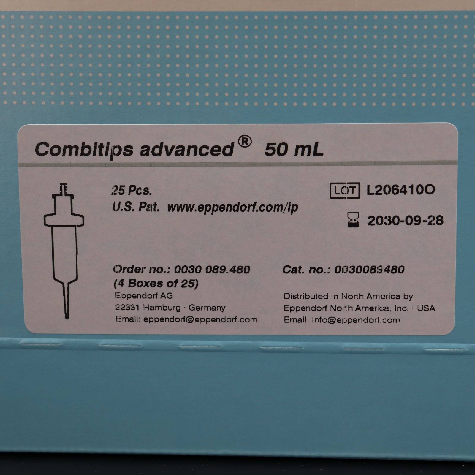 Eppendorf Combitips Advanced 50ml new