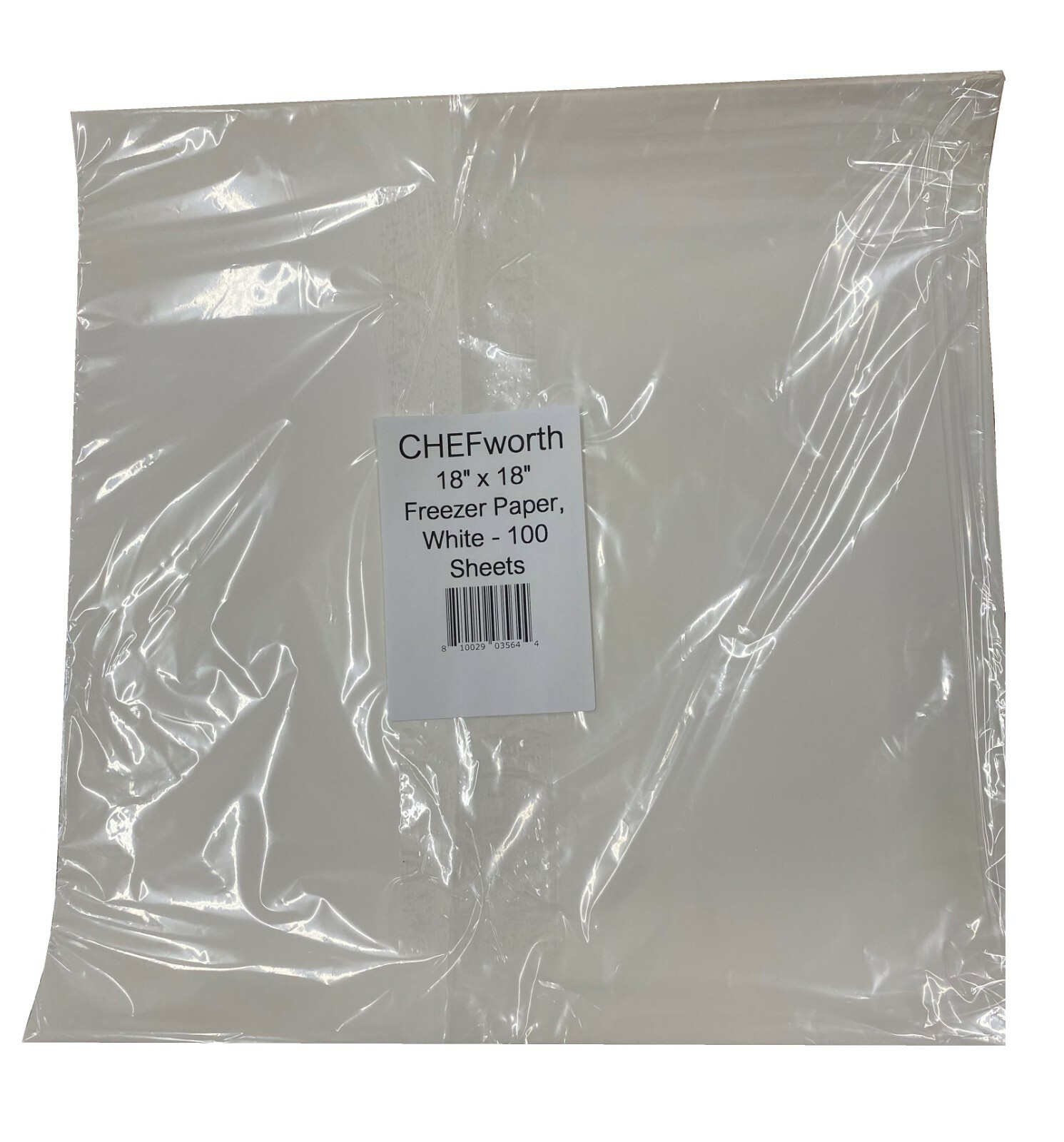 18″ x 18″ Freezer Paper, White – 100 Sheets