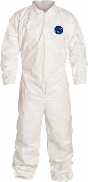 Dupont Disposable Coveralls Particle Protection, Sz M Box of 25 TY125SWHMD002500