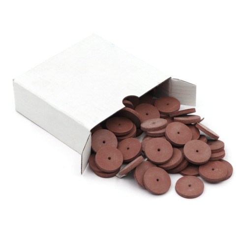 Dental Lab Silicone Rubber Polishing Wheels Burs Polishers 2.35mm/Rotary Mandrel