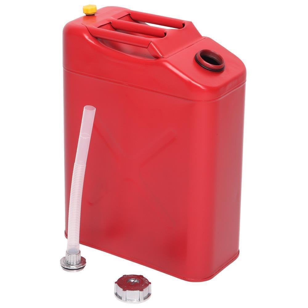 20L Liter (5 Gal) Backup Steel Tank Fuel Gas Gasoline Storage Can Portable NEW
