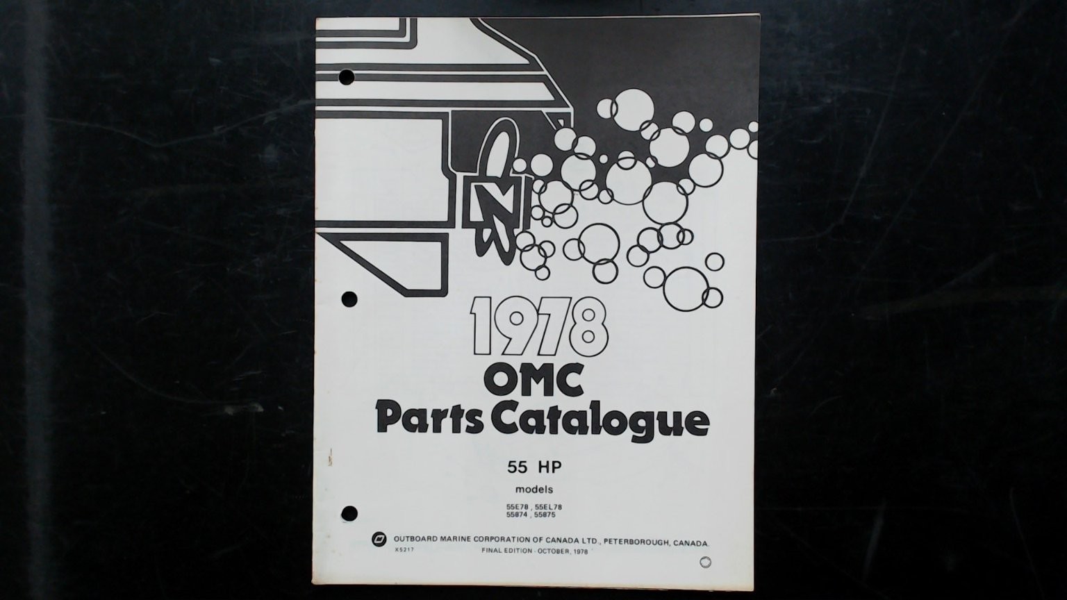 OMC 1978 Parts Catalogue 55 HP Models Outboard Marine Manual