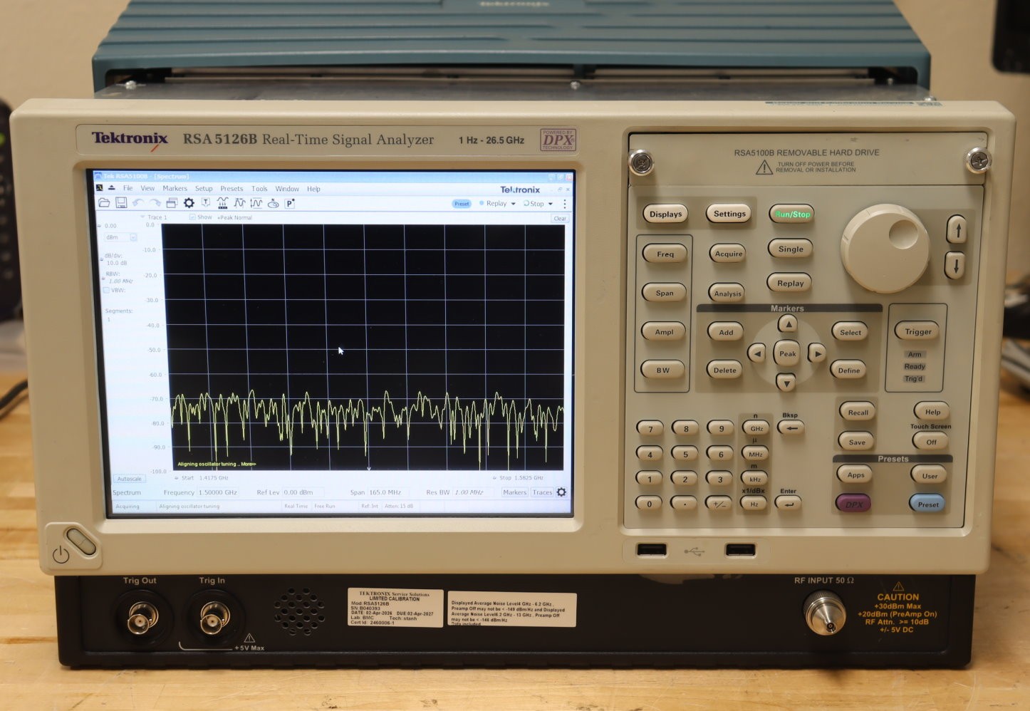 Tektronix RSA5126B Real-Time Signal and Spectrum Analyzer 1Hz-26.5GHz LOADED Opt