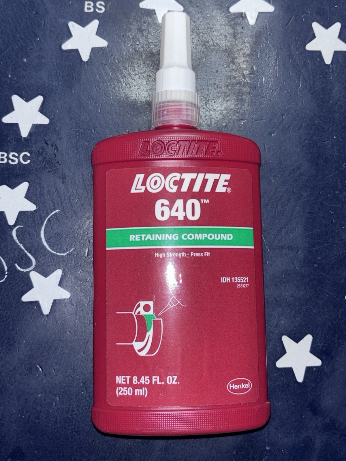 USA Made Loctite 620 250mL Retaining Compound 62070 Exp 08/2026
