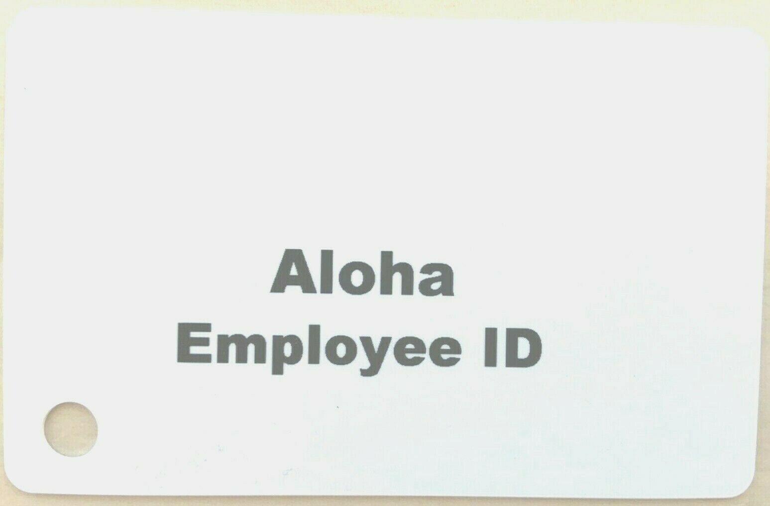 50 Magnetic Stripe Employee Swipe ID Cards – Aloha POS Systems