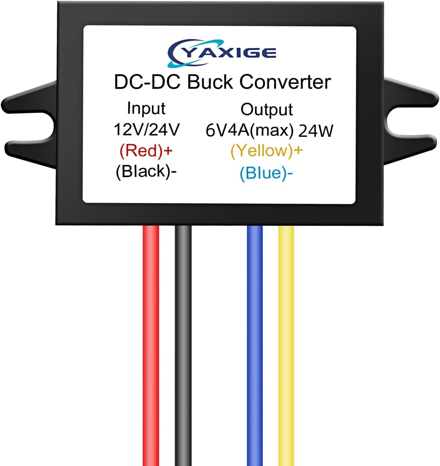 DC-DC 6V 4A 24W (Maximum) 12V 24V to 6V Step-Down Converter, Step-Down Regulator