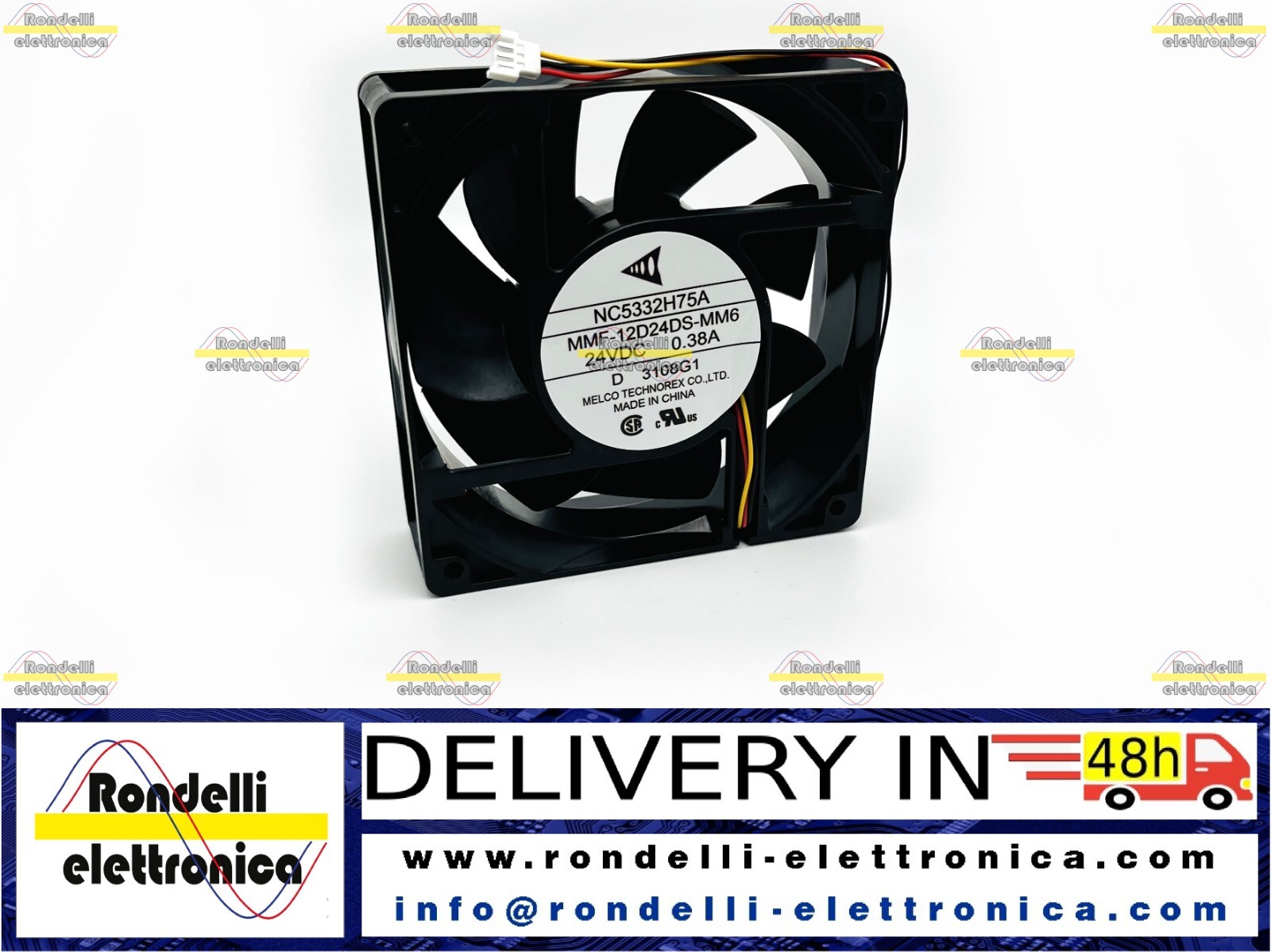 MMF-12D24DS-MM6 SIZE:120X120X38 (DHL EXPRESS 1-3 DAY DELIVERY in USA)