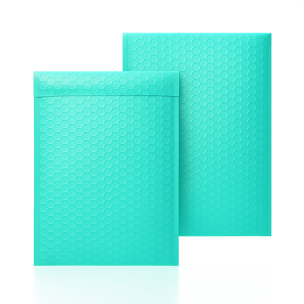 «Teal Bubble Mailers 6.5×10 – Padded Shipping Envelopes (Choose Pack Size)»