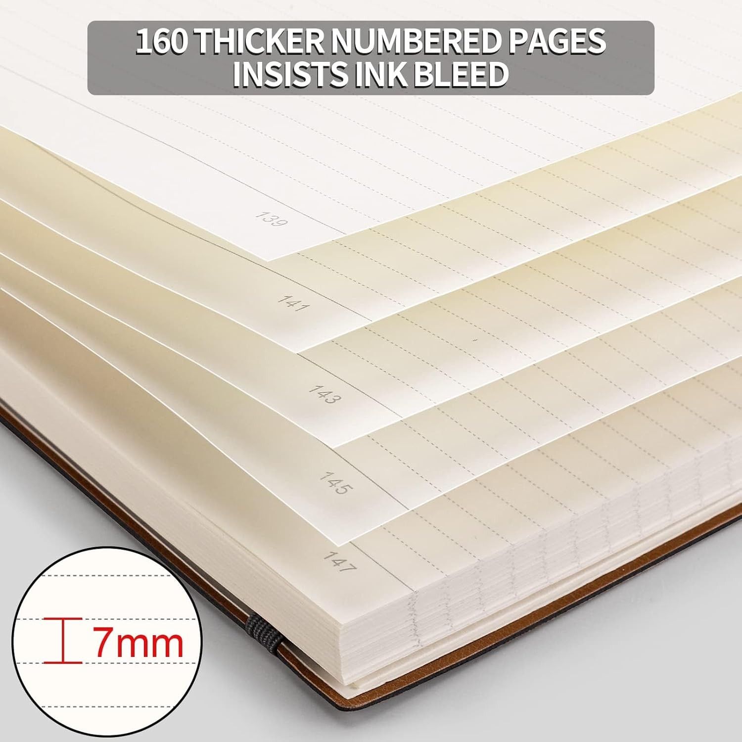 Lined Journal Notebook 320 Pages B5 Ruled Thick Paper Soft Cover Writing Books 1