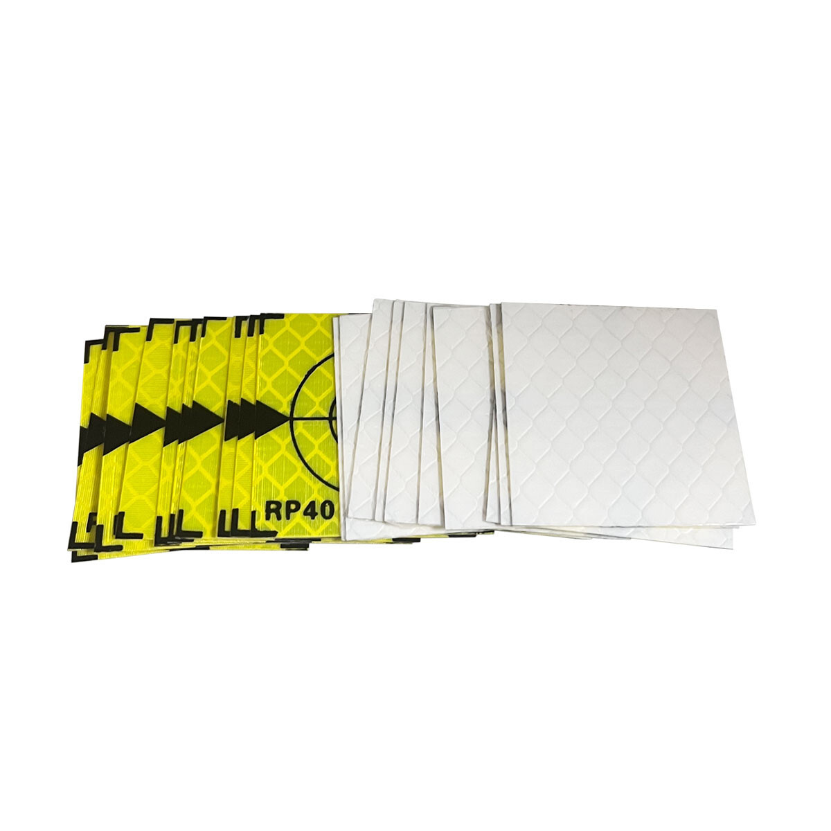100PCS Reflective Sheet With Triangles 40X40MM Reflective Target Total Station
