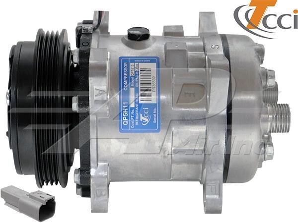 7363379 OE TCCI SD5H11 Compressor Fits Bobcat, 4 Groove Clutch – 1 Year Warranty