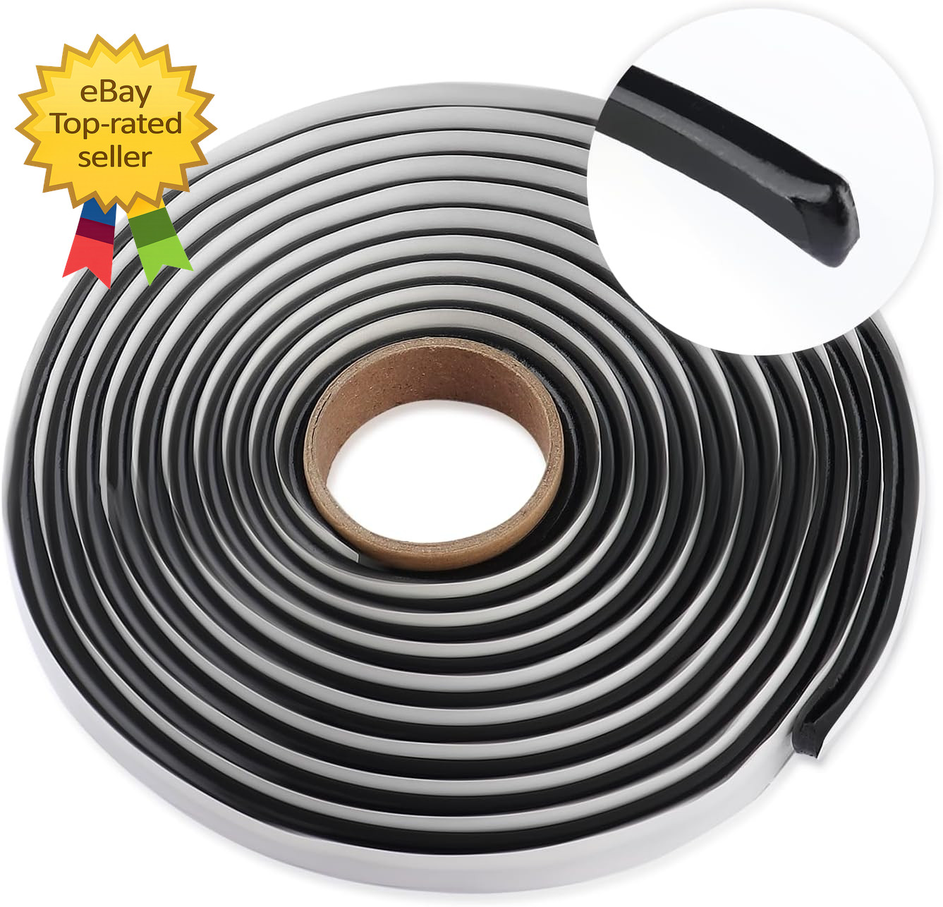 13Ft Car Headlight Sealant Butyl Tape,Waterproof Sealant Caulking Tape Avoids No
