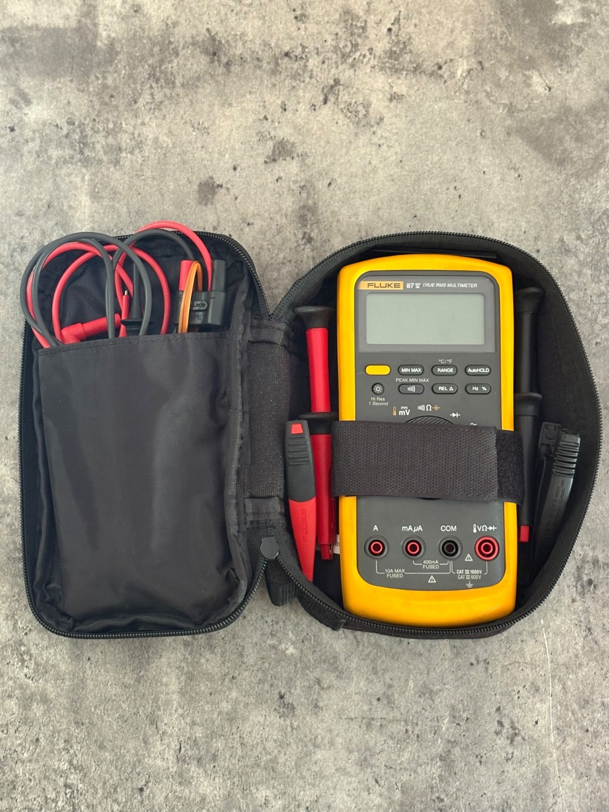 Fluke 87V True RMS Industrial Digital Multimeter & Every Accessory – New