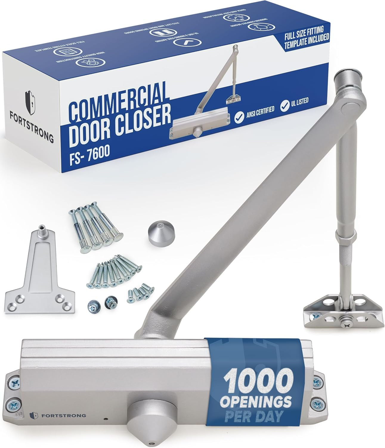 Commercial Door Closer – Heavy Duty Grade 1 Automatic Door Closer for Commercial