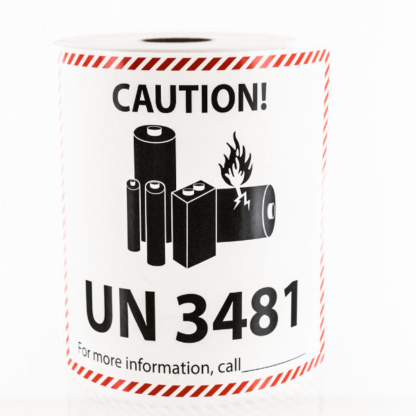 Lithium Ion Battery Shipping UN 3481 Large Sticker Label 2019 – Pick Qty needed
