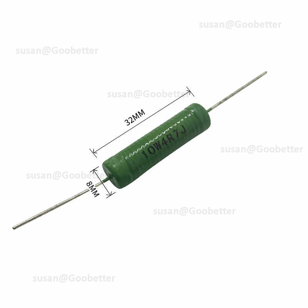 10W Wirewound Resistors Axial Leaded 5% J 0.05 to 47K ohm Resistor Through Hole