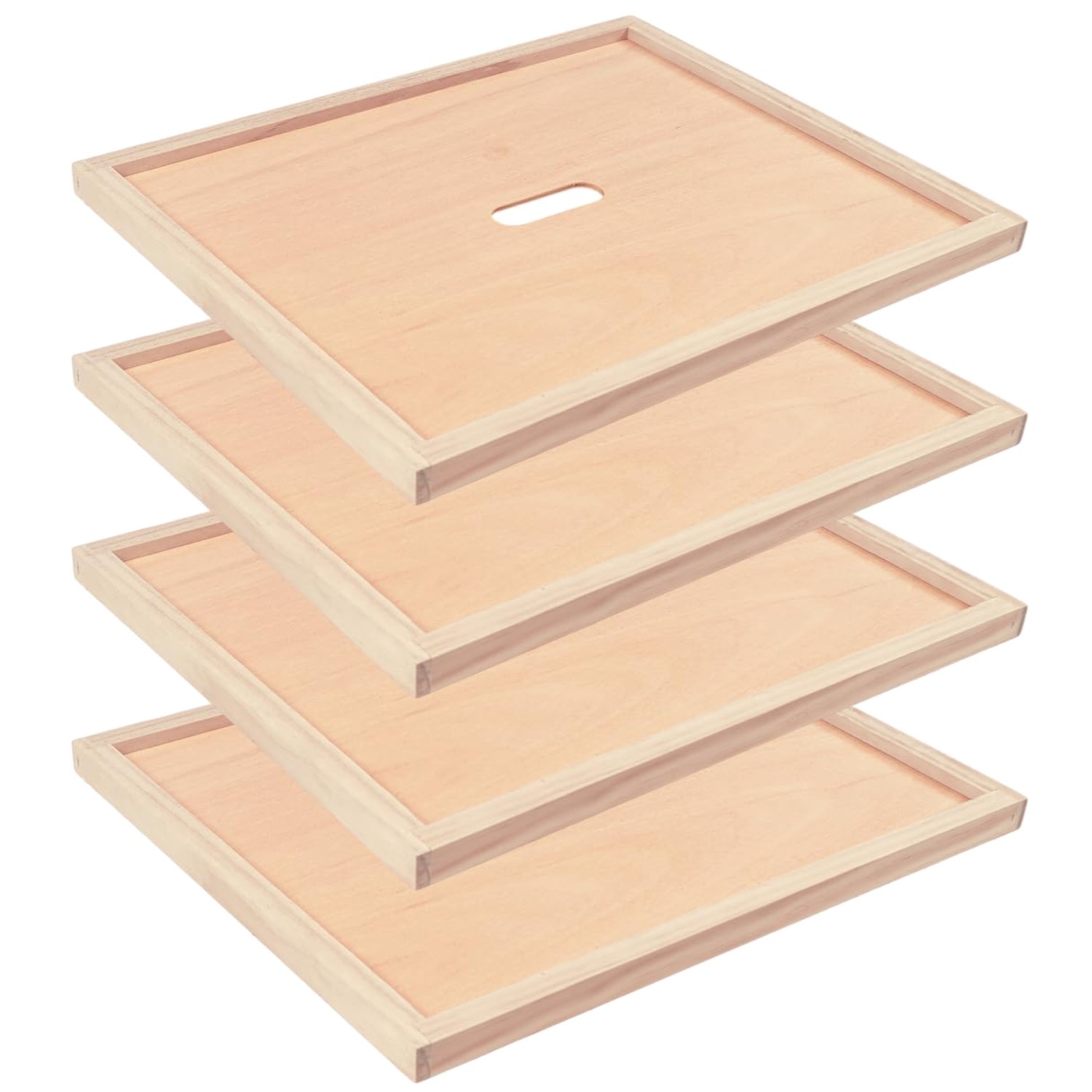 New Zealand Pine Wood Inner Cover – 4 Pack Langstroth Hive