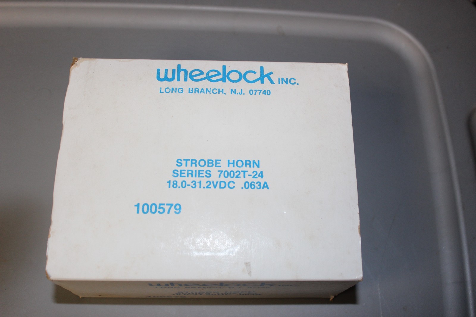 New In Box = Vintage Wheelock 7002T-24 Fire Alarm Horn Strobe! Hard to Find