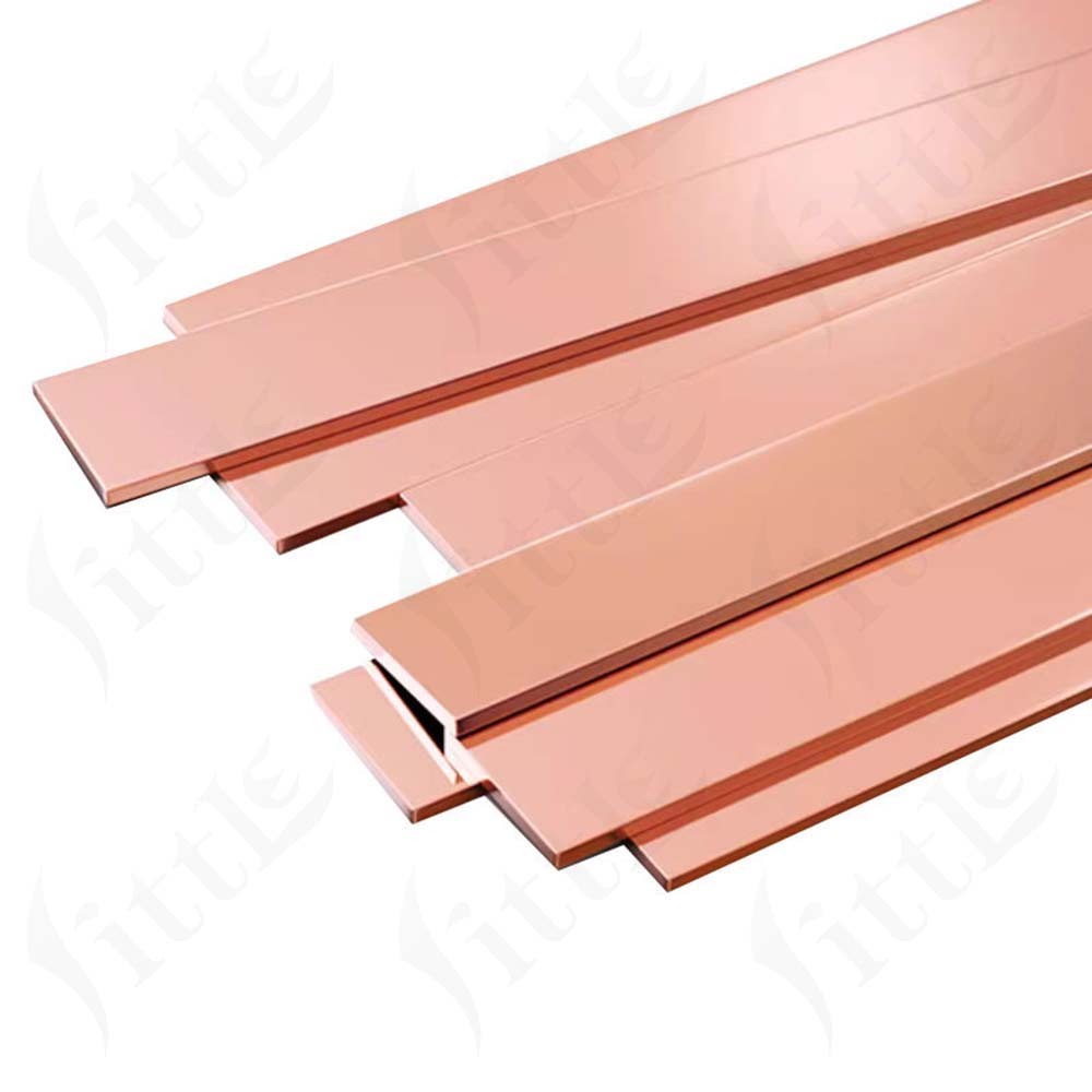 Copper Flat Bar Copper Strip Copper Plate Thick 0.05-10mm Width 5-50mm Long500mm