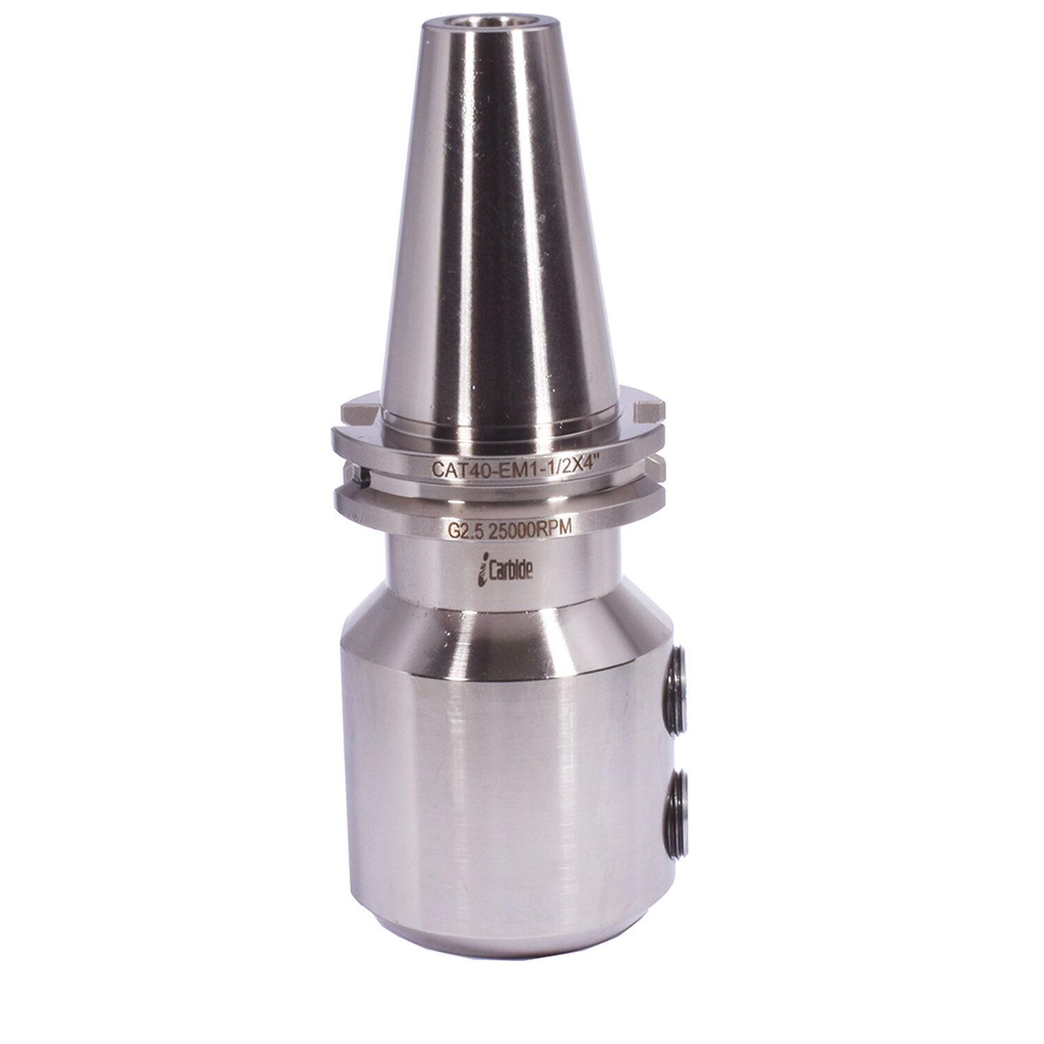 NEW CAT40 1.5″X4.0″ END MILL TOOL HOLDER G2.5 25000RPM TIR0.0001″ CNC MILLING