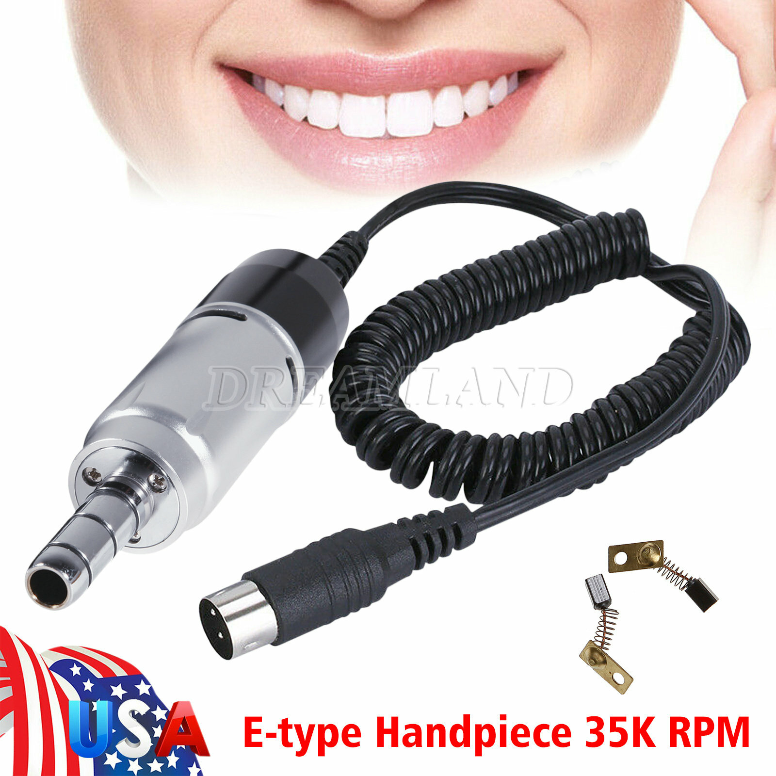 Dental E-Type High Speed Electric Micro Motor Handpiece 35,000 RPM Sale!