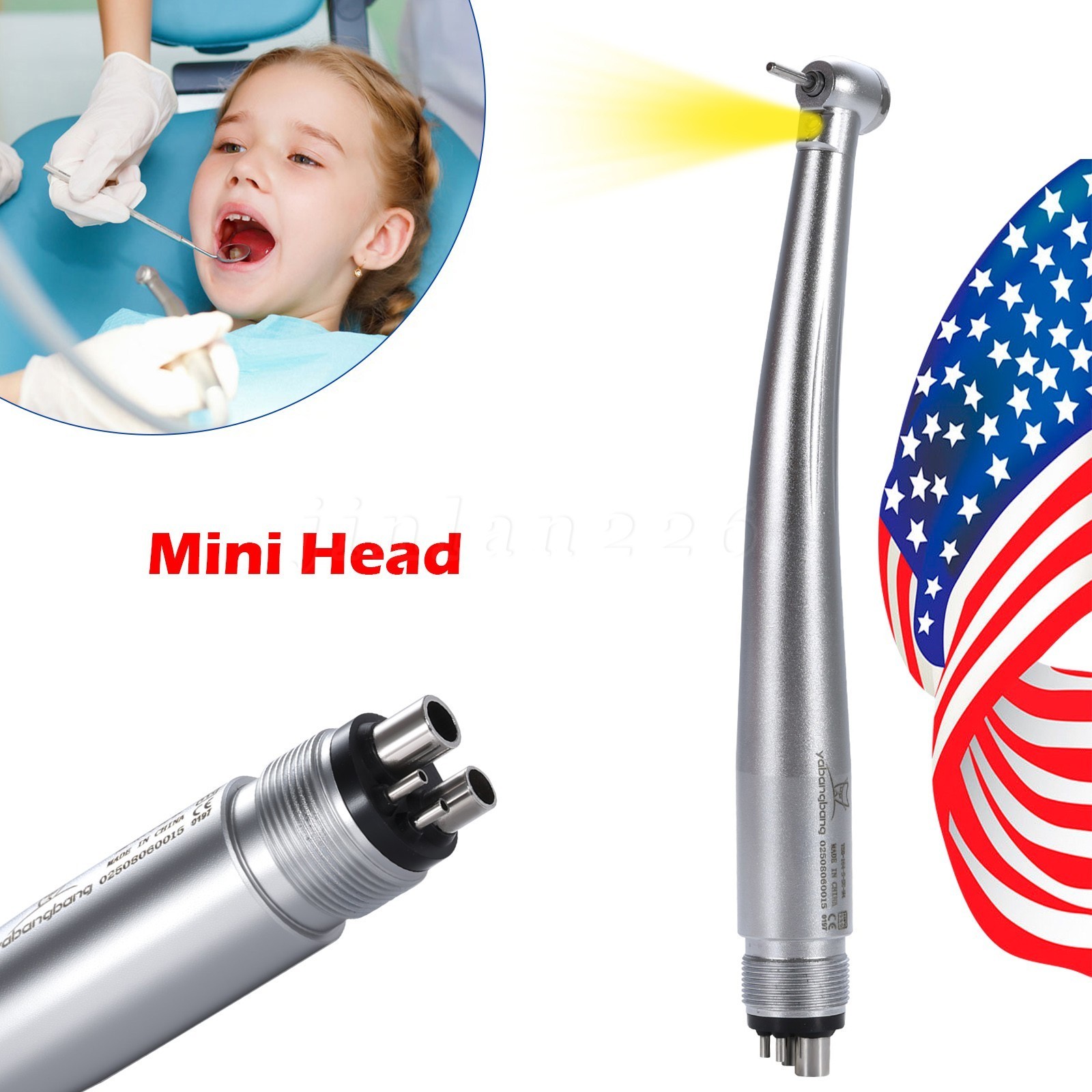 10* NSK PANA MAX Style Dental High Speed Handpiece Push Button 4Hole Air Turbine
