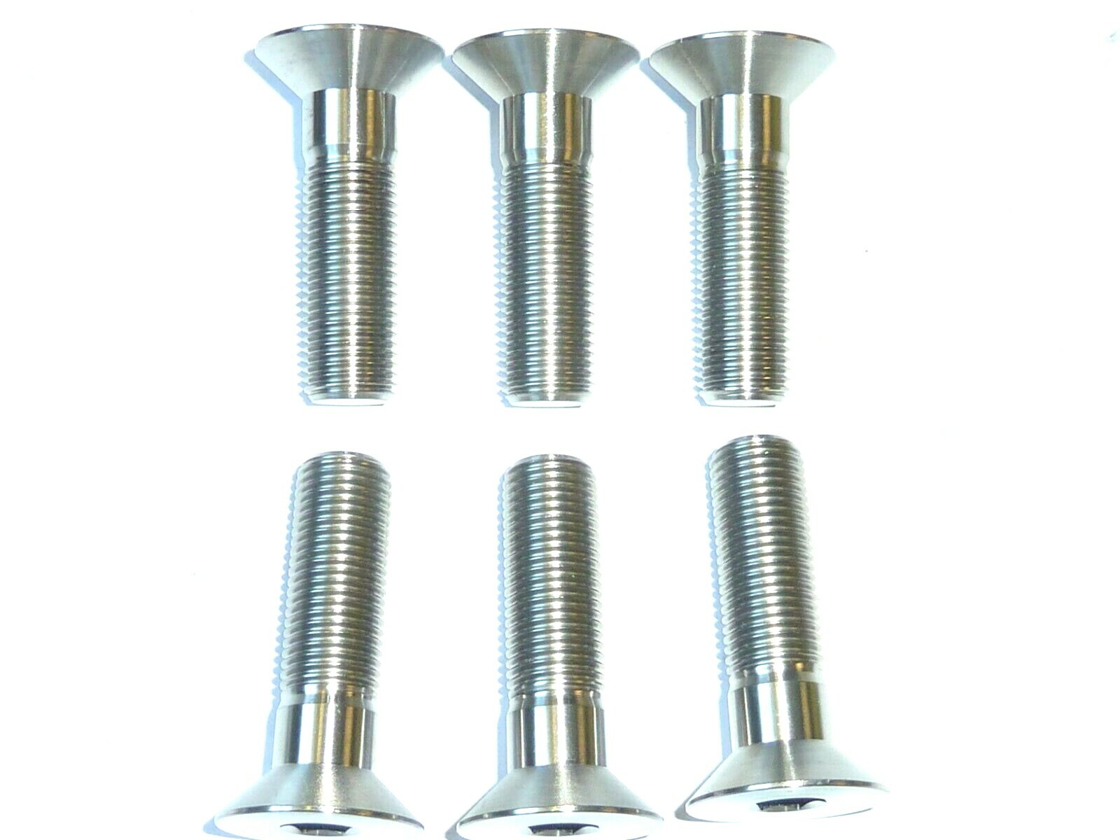 M12 X 1.25 X 45 COUNTERSUNK TITANIUM GR5 BOLTS SCREWS CSK 12MM 1.25 PITCH