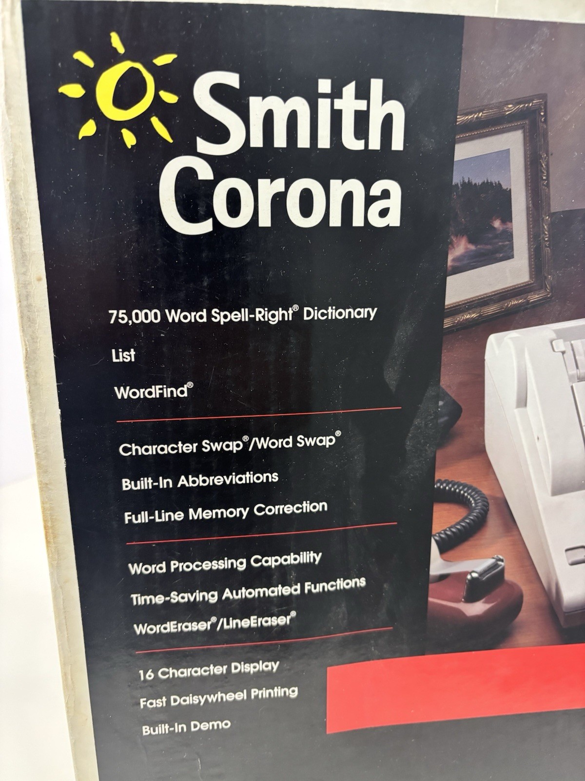 Smith Corona Memory Correct Electric Typewriter Model NA1HH w/ Manual – Tested