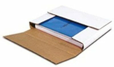 50 Computer Rpt. Bookfolds 15 x11-1/8 x2 White Multi Depth Corrugated Mailer Box