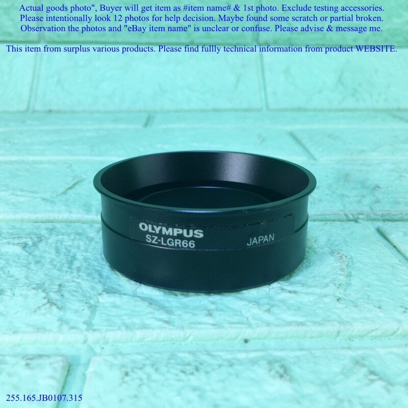 OLYMPUS SZ-LGR66, Ring Light Adapter for SZ51 & SZ61 as photo, sn:5053.