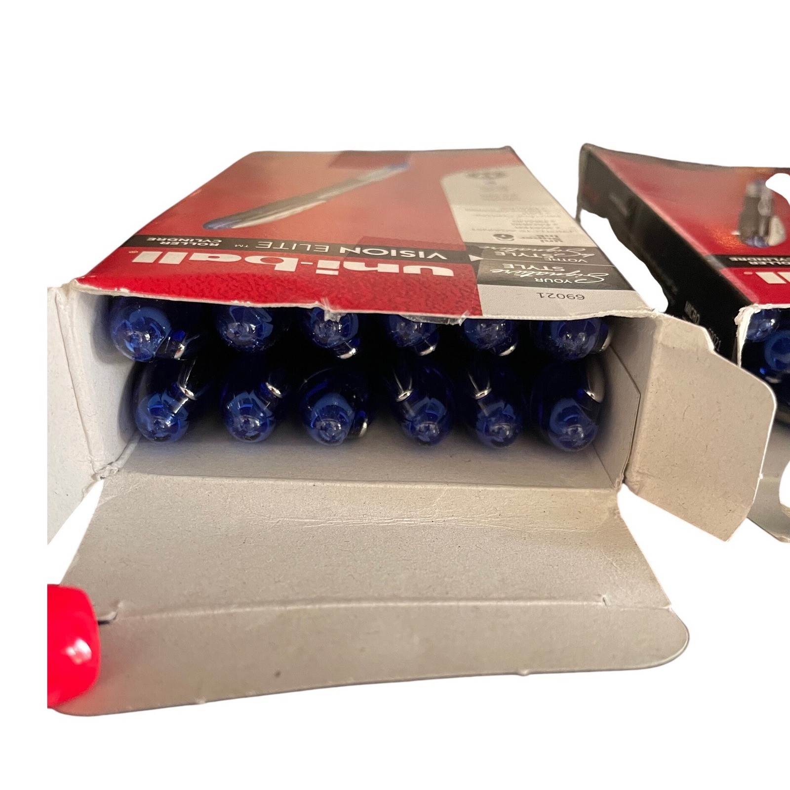 ⁠Uni-ball Vision Elite Rollerball Pens Blue Ink 0.5mm Micro 69021 (Lot of 20)⁠