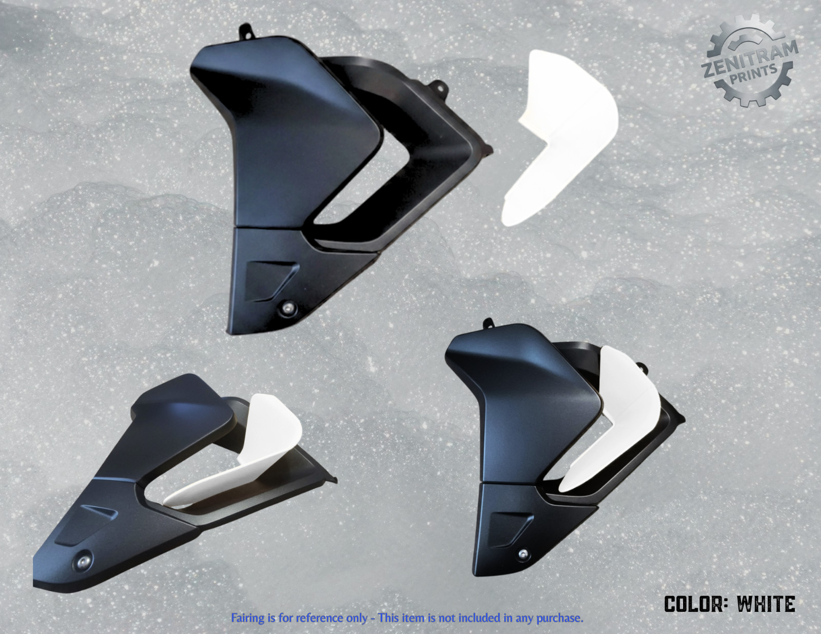 Stripe Series Clip-On Air Deflectors/Heat Shield for 850/900 models(2020–2025)