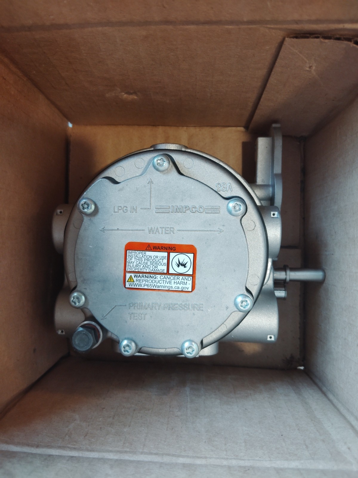 93820-03400 11FK-53040 IMPCO MITSUBISHI FORKLIFT REGULATOR VAPORIZER LPG