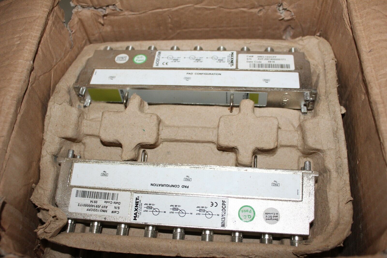 Lot 8pcs ATX Maxnet MN3/12DCPF MN312DCPF Coupler New