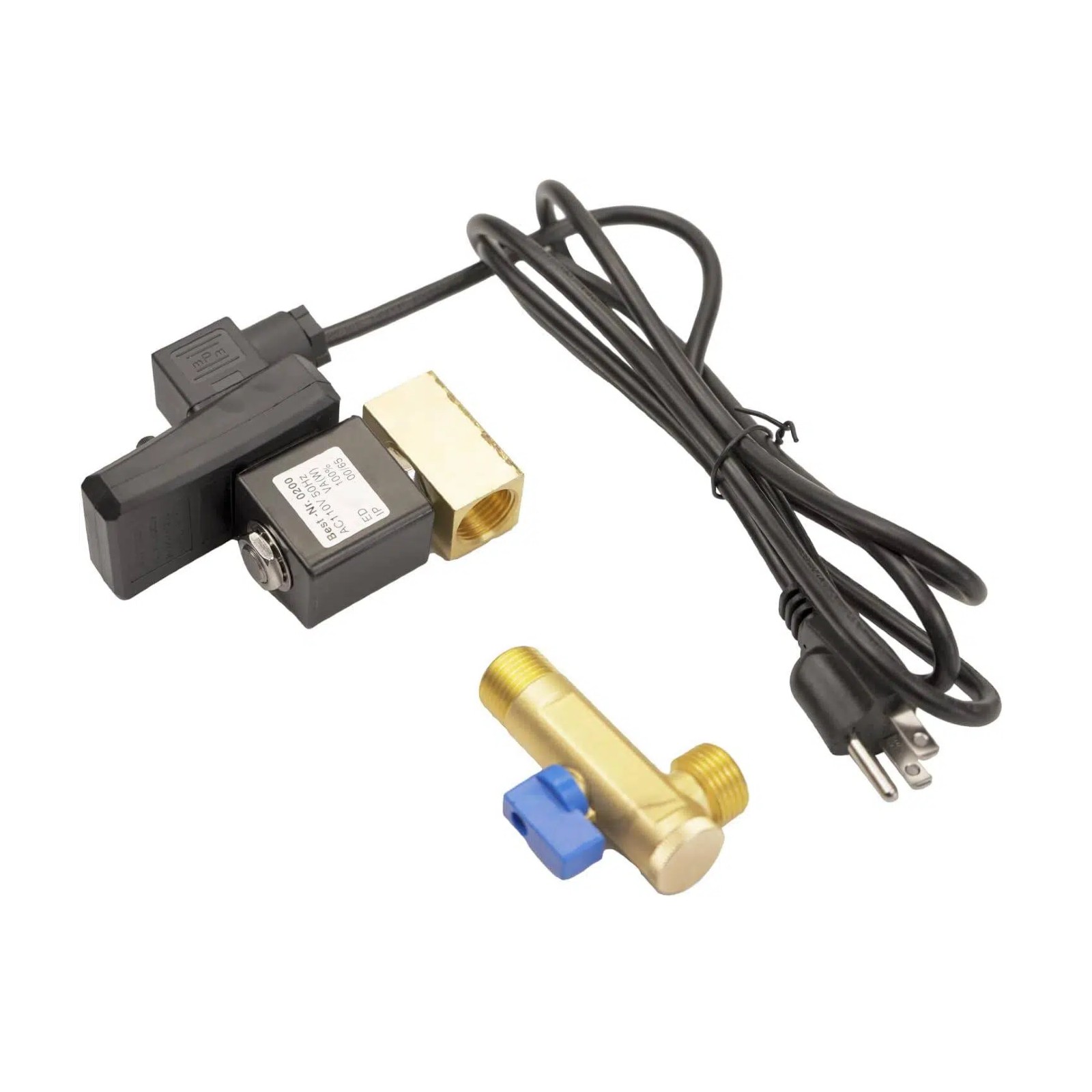 Water Moisture Drain Valve Timer Compressor Automatic Electronic AC 110V 1/2“