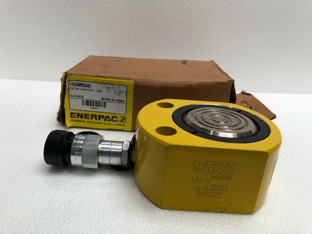 Enerpac RSM 500 Low Profile Hydraulic Cylinder Flat Jac 50 Tons Capacity
