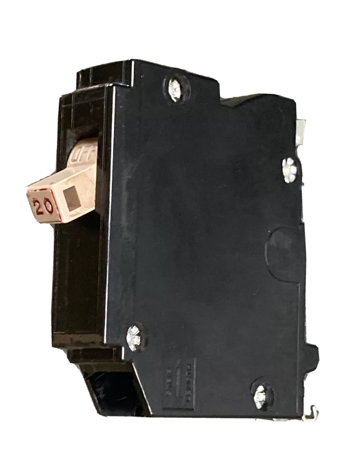 (1) CH120 Cutler-Hammer Type CH 1 Pole 20 Amp 120v METAL FOOT / FULL NOTCH Used