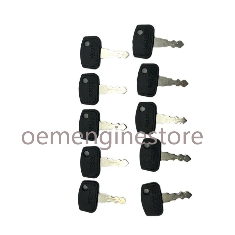 68920 10PCS Ignition Key for Kubota RTV UTV B BX F GR ZD ZG RTV400 RTV500 RTV900