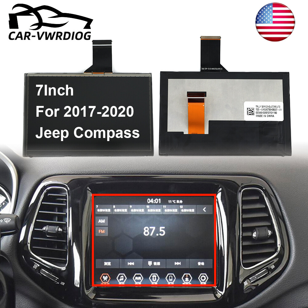 7″ LCD MONITOR Touch-Screen Radio Navigation For JEEP Compass 2017 2018 2019