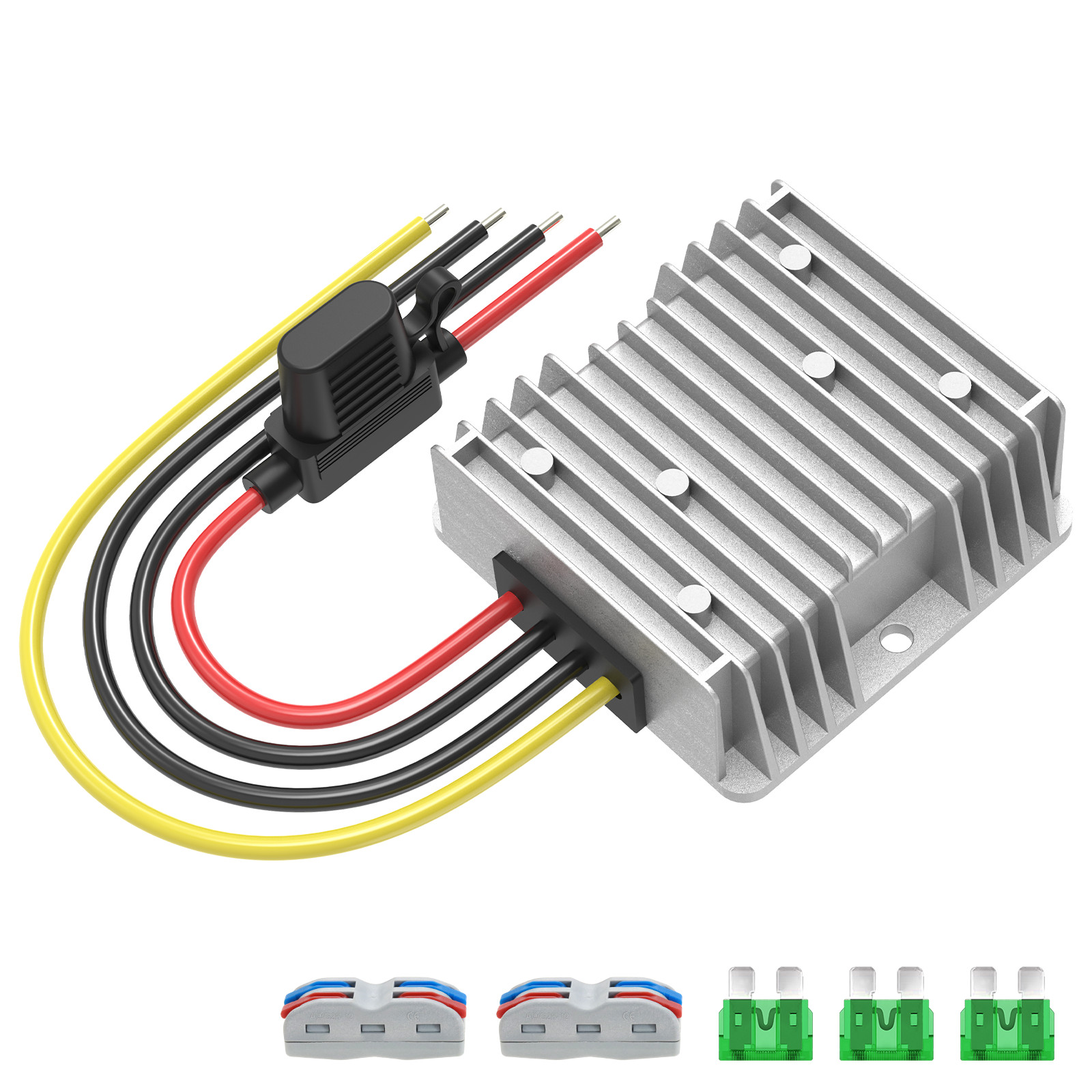 DC 17-55V to DC 12V 20A 240W Step Down Converter Voltage Reducer Regulator