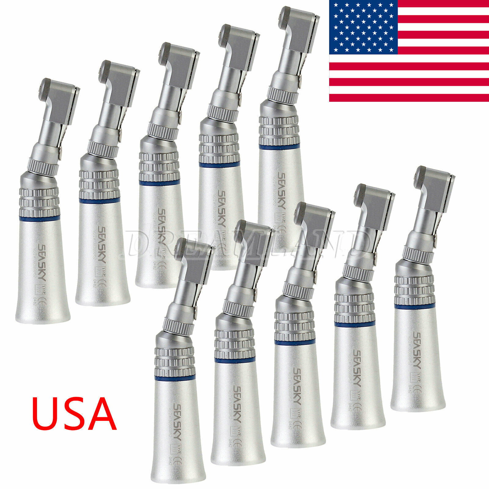 USA SEASKY Dental Slow Low Speed Handpiece Contra Angle Latch E-Type YP SK