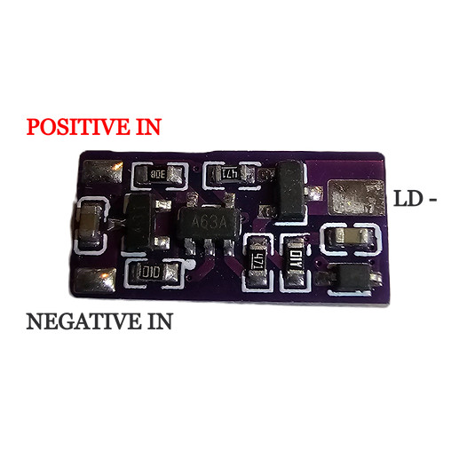 0-500mA Adjustable Boost Laser Driver for Purple, Blue, Green Diodes And More!