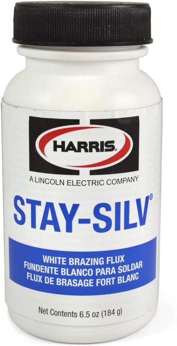 Harris SSWF7 Stay-Silv® White Paste Brazing Flux w/ Brush Cap, 6.5 oz