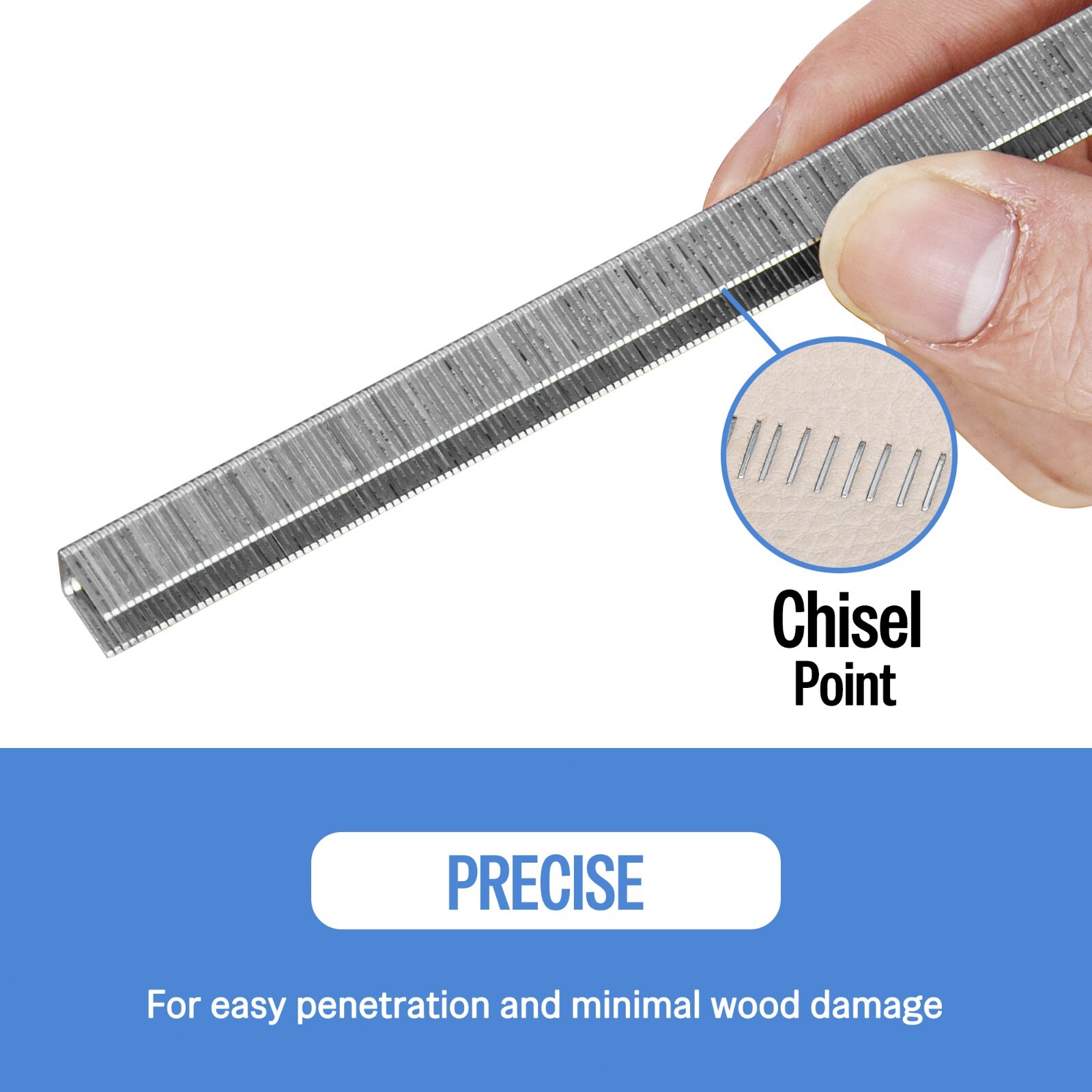meite 22 GA 3/8″ Crown 3/16″ – 5/8″ Length Galvanized Upholstery Staples 71 Type